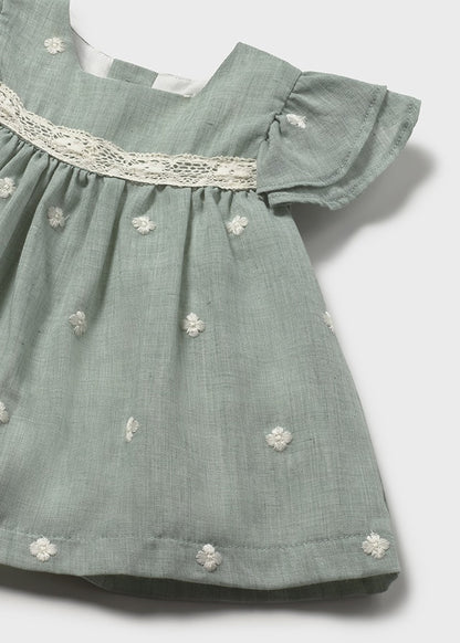 Sage Meadow Dress with Bloomers