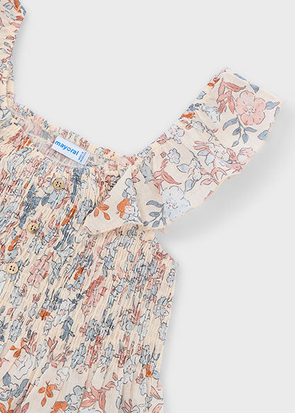 Soft Garden Smocked Bambula Top