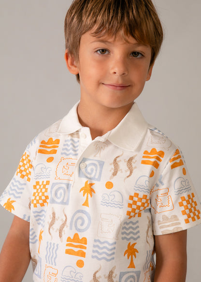 Sunset Tiles Polo Shirt