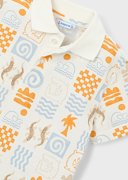 Sunset Tiles Polo Shirt