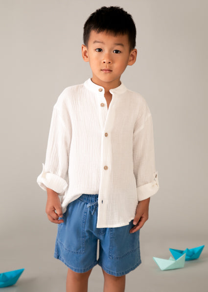 Everyday Indigo Denim Shorts