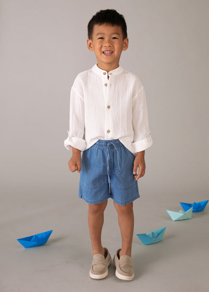 Everyday Indigo Denim Shorts