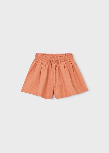 Soft Peach Cotton Skort