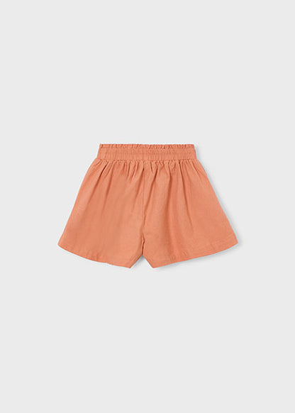 Soft Peach Cotton Skort