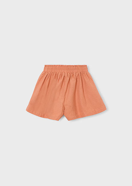 Soft Peach Cotton Skort