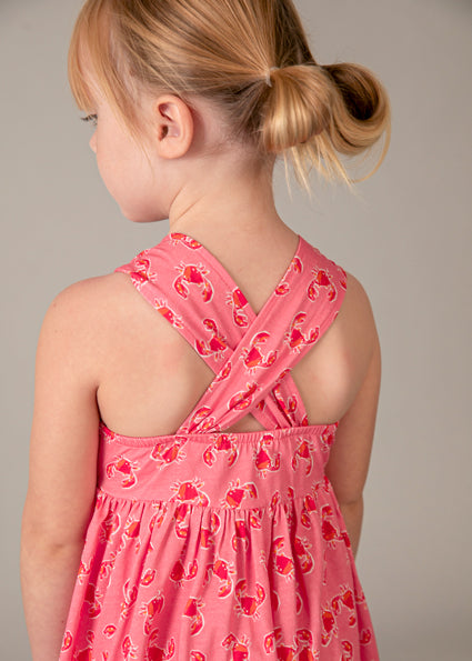 Crabby Cutie Cotton Sundress