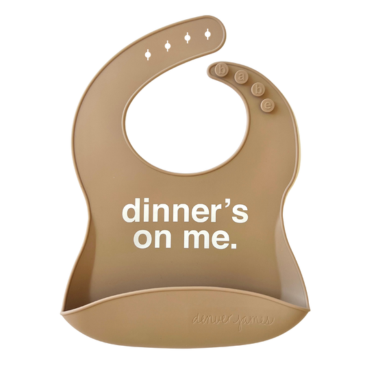 Dinner's on me - Silicone bib