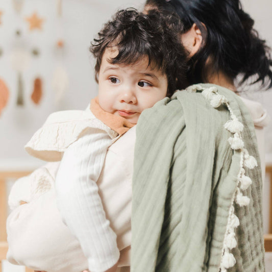 6 Layer Muslin Blanket in Fern