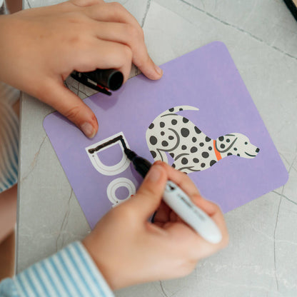 Animals A to Z Alphabet Flashcards