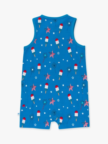 Baby Boys Freedom Fireworks Pocket Romper