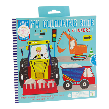 Scribble Sniffs Construction My Coloring Book