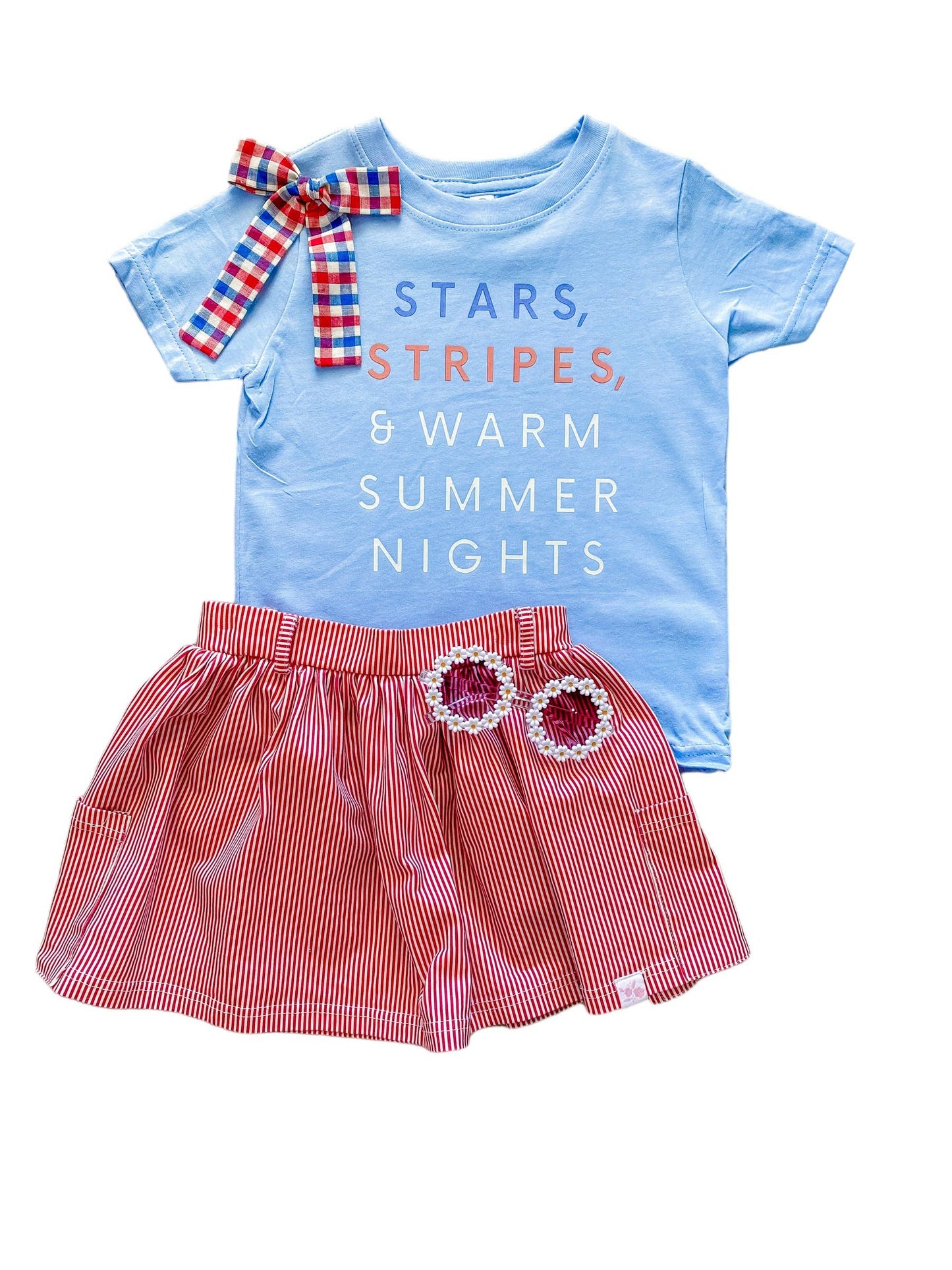 Summer Nights | Kids 4th of July Tee