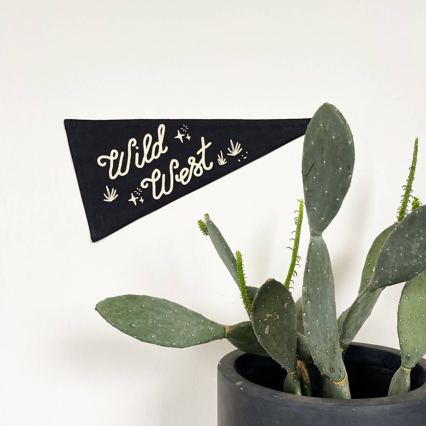 Wild West Canvas Pennant