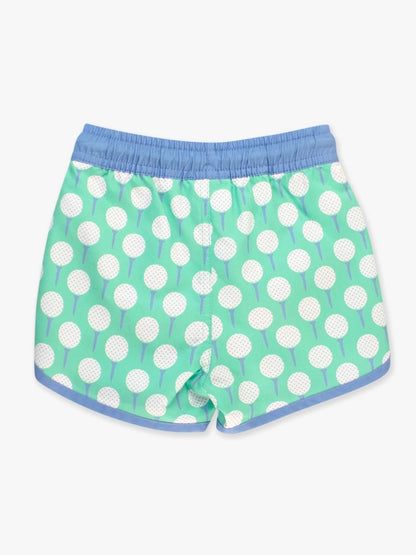 Boys Tee Time Golf Dolphin Hem Swim Trunks