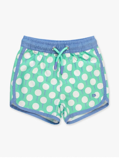 Boys Tee Time Golf Dolphin Hem Swim Trunks