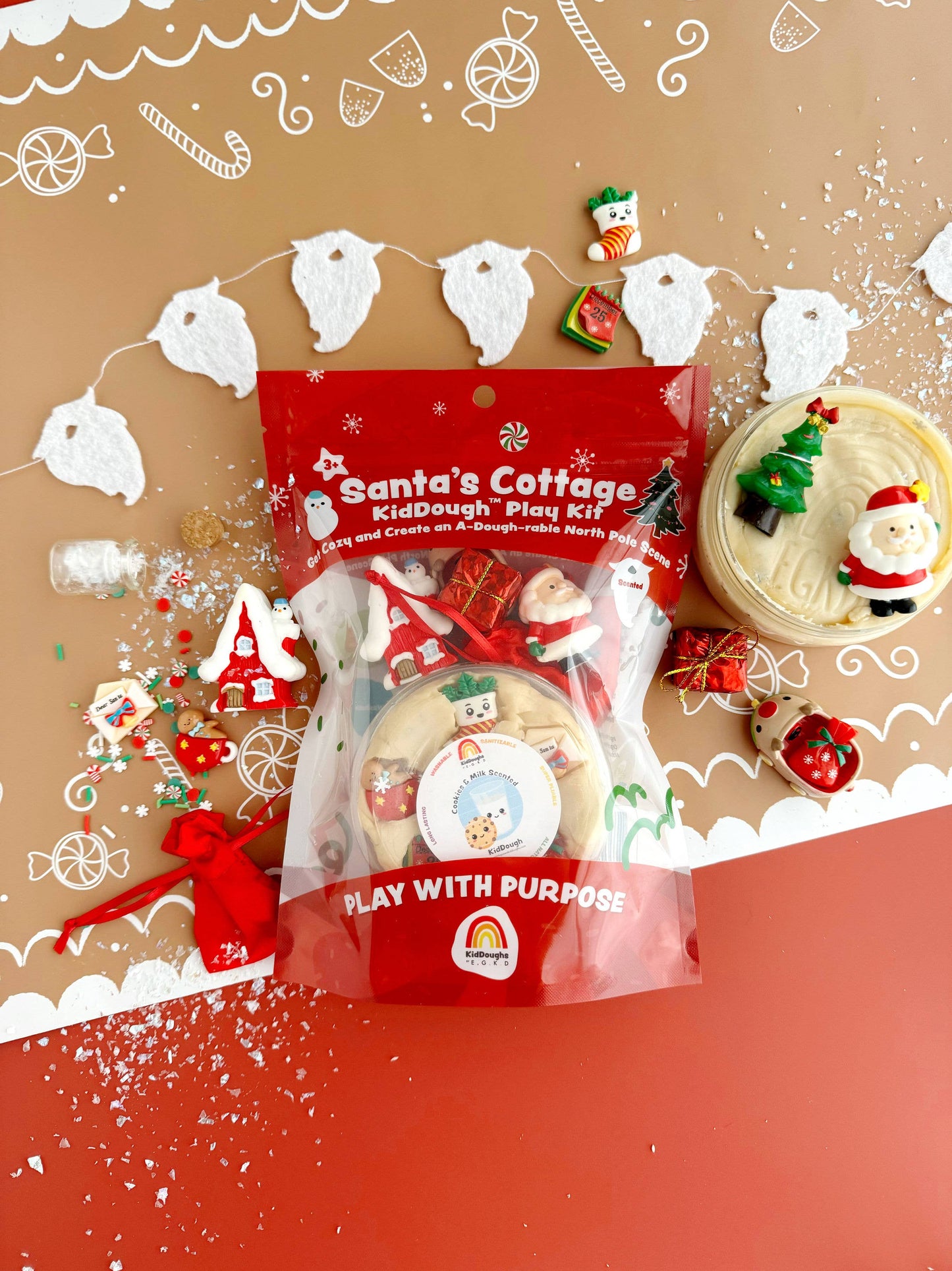 Santa's Cottage KidDough Play Kit