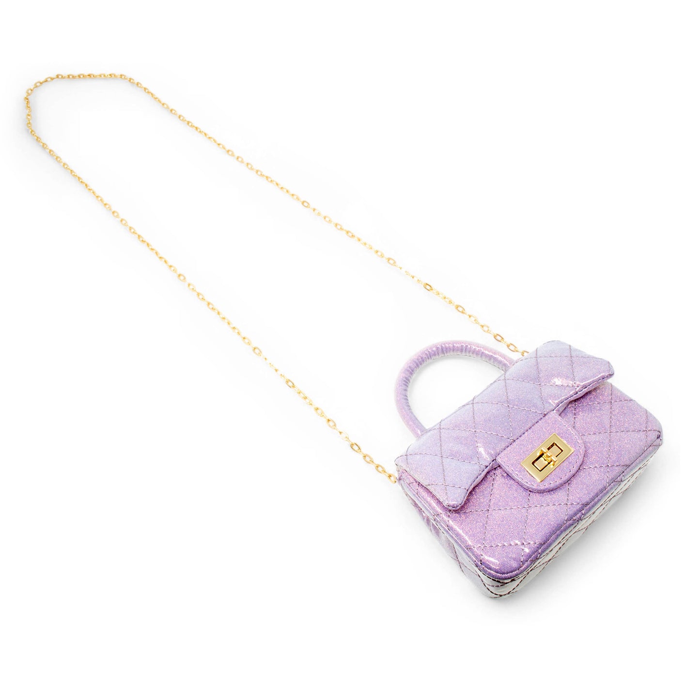 Classic Sparkle Top Handle Handbag