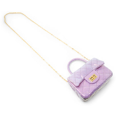 Classic Sparkle Top Handle Handbag