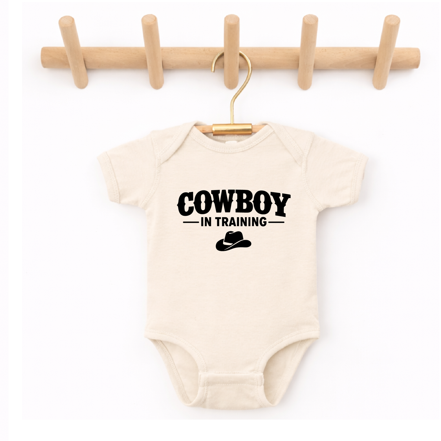 Cowboy in Training Baby Bodysuit | Western Baby Onesie