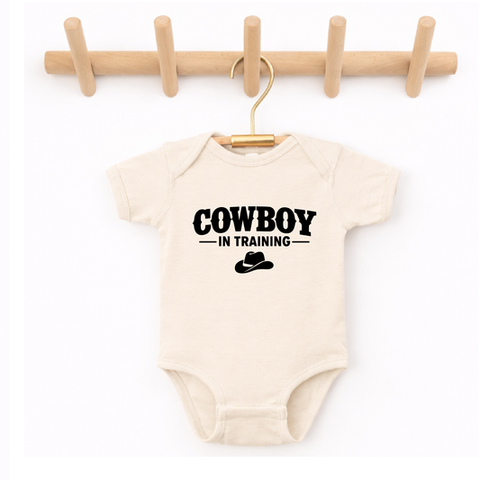 Cowboy in Training Baby Bodysuit | Western Baby Onesie