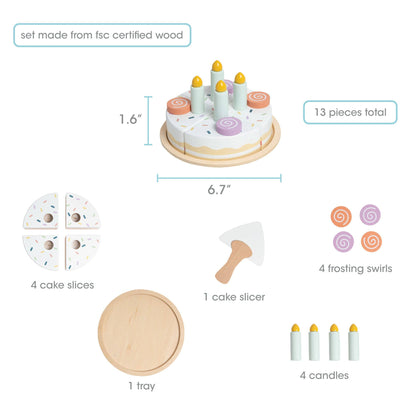 Celebration Wooden Cake Toy Set