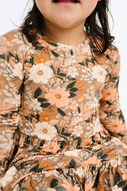 Autumn Bloom Bamboo Twirl Dress