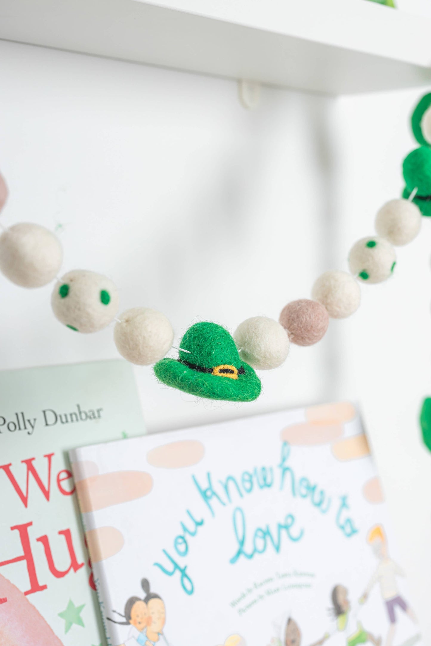 Leprechaun St. Patrick’s Hat Felt Garland