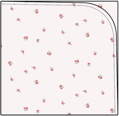 Rosebud Organic Cotton Knit Swaddle Blanket