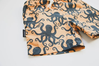 Swim Trunks - Octopus / Desert Sand