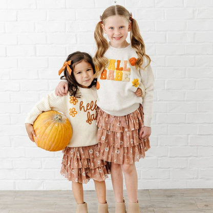 Spice Velvet Coquette Bow Clip - Fall Hair Bow