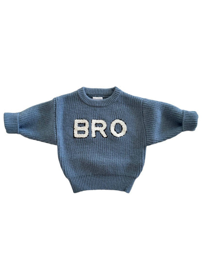 Bro Knit Sweater, Slate