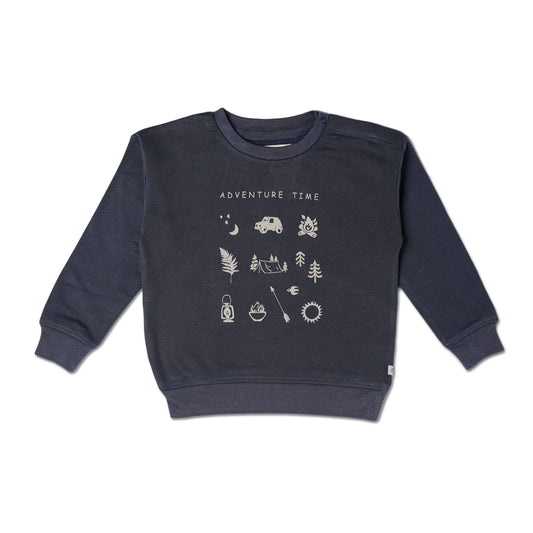 Organic Fleece Sweatshirt - Adventure