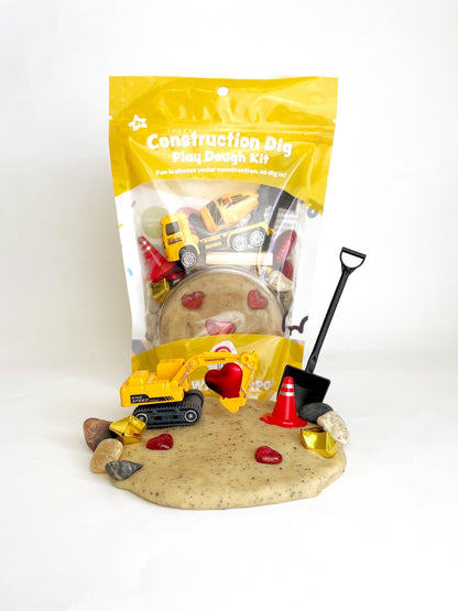 Valentines "I Dig You" Construction KidDough Sensory Play Kit