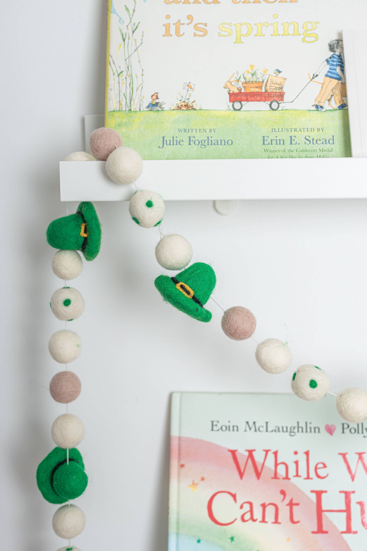 Leprechaun St. Patrick’s Hat Felt Garland