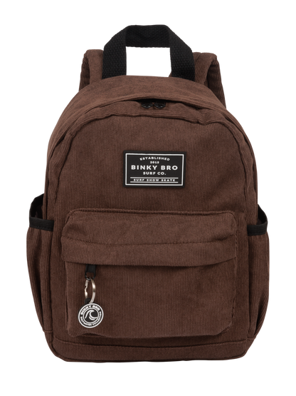 Mocha Cord Toddler Backpack