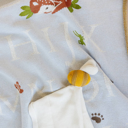 ABC Woodland Baby Blanket