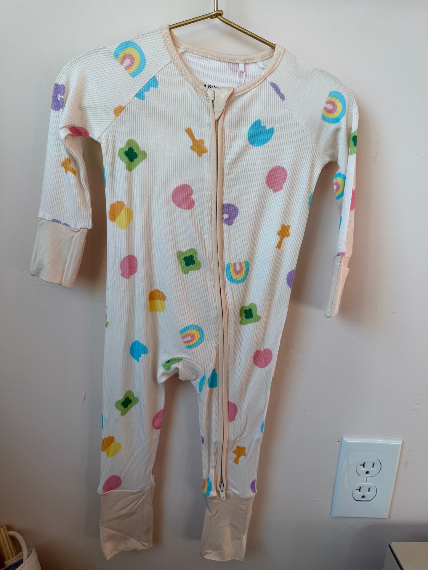 Lucky Charms Ribbed Bamboo Onesie