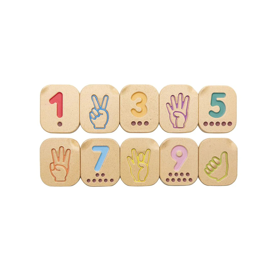 Sign Language Number Set 1-10