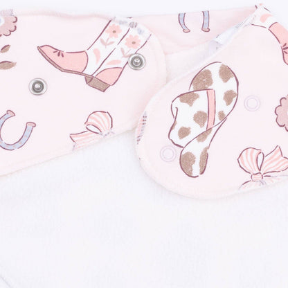 Cowgirl Boots and Bows - Bandana Bib, view 3