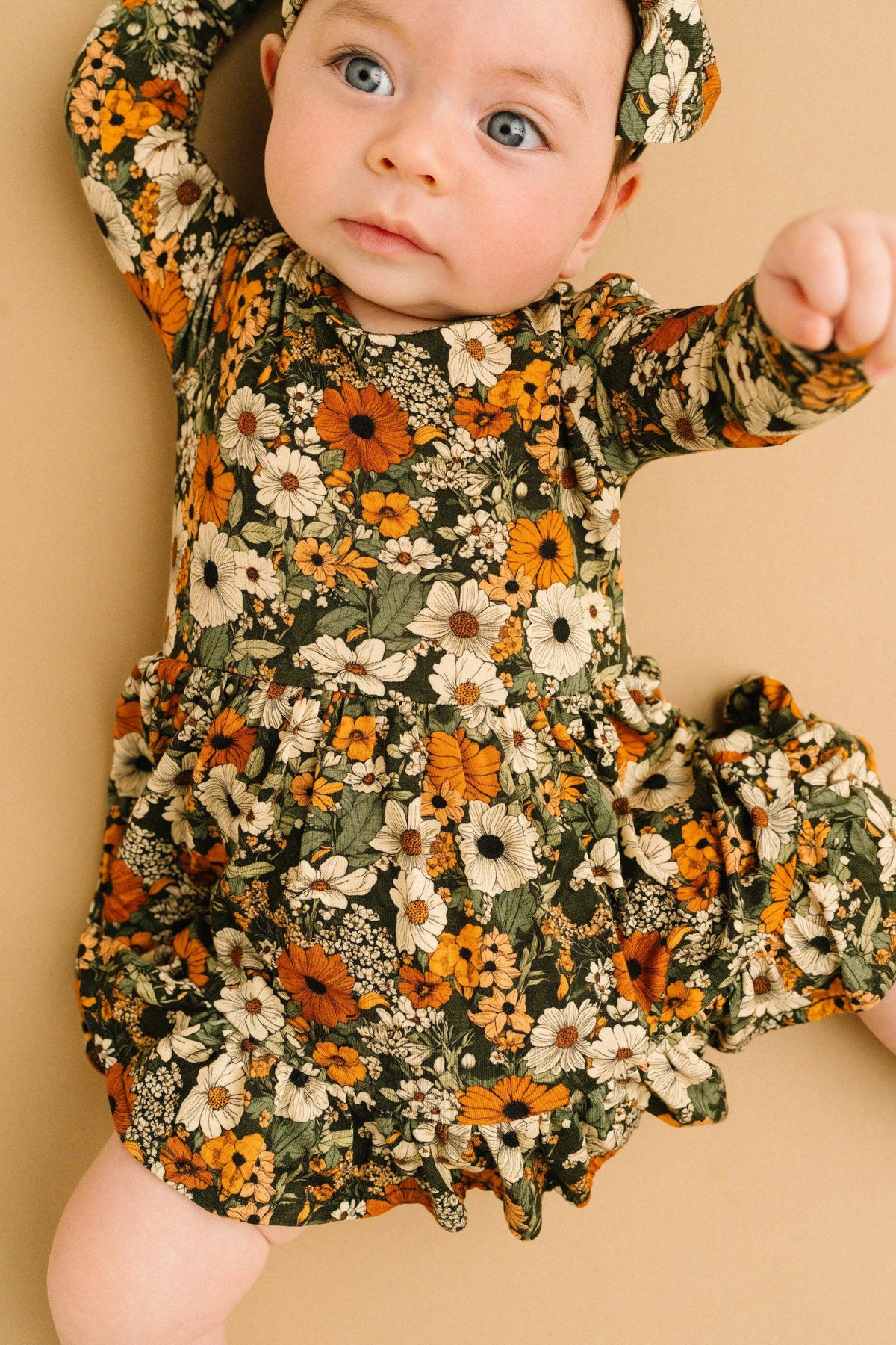 Rustic Blooms bodysuit bamboo dress - view 6