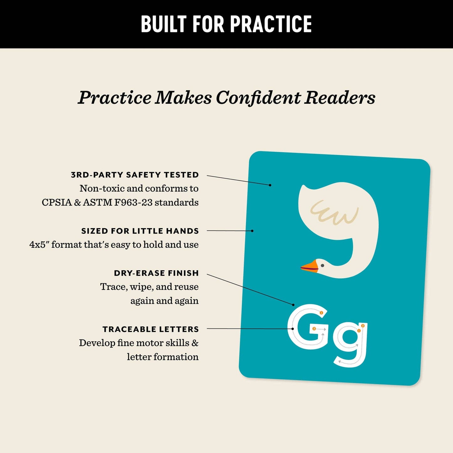 Animals A to Z Alphabet Flashcards