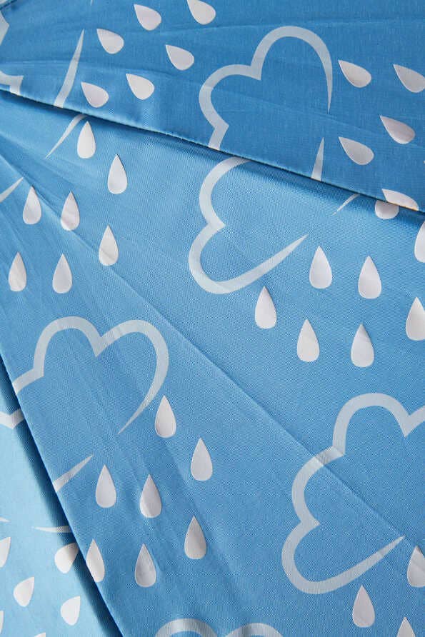 Baby Blue Little Kids Colour-Revealing Umbrella