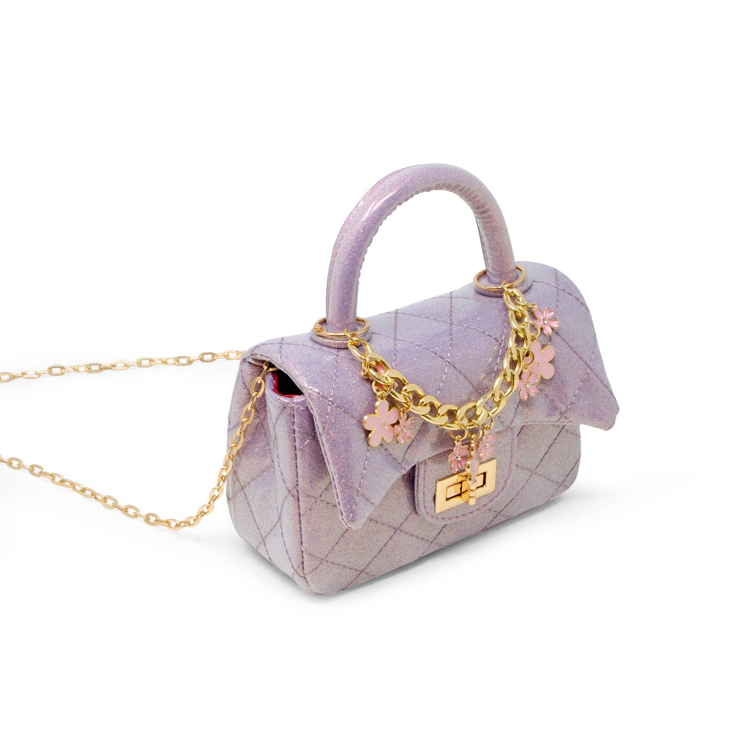 Classic Sparkle Top Handle Handbag