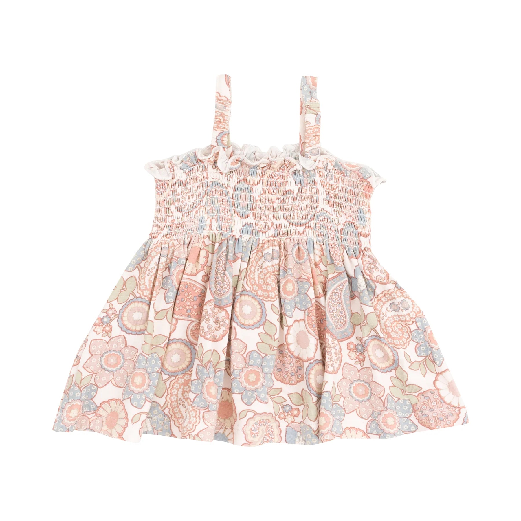 Smocked Top Folk Paisley