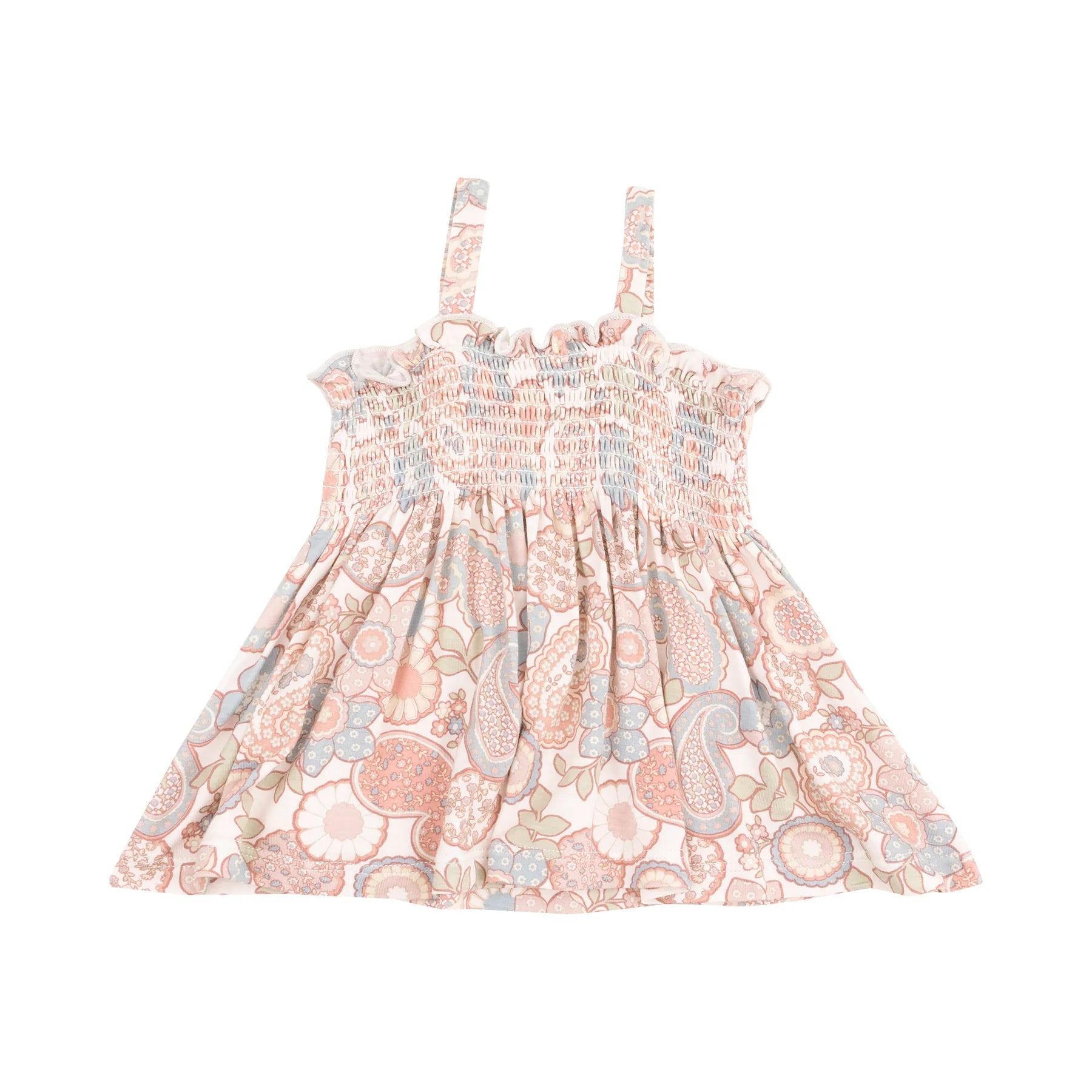 Smocked Top Folk Paisley