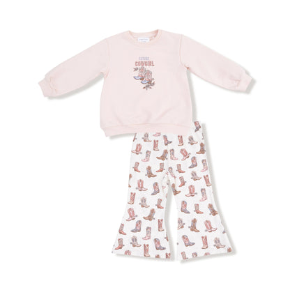 Future Cowgirl - Oversize Sweatshirt and Baby Bell Set