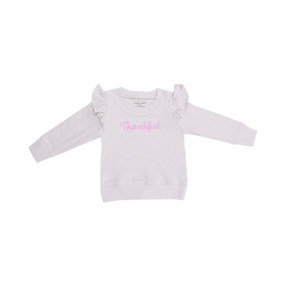 Thankful Ruffle Sweatshirt