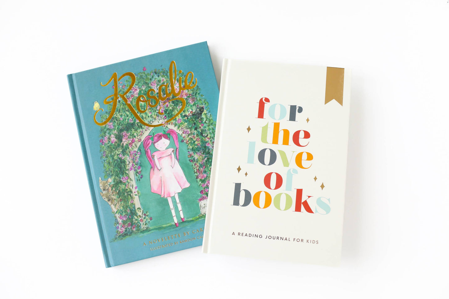 Reading Journal for Kids: For the Love of Books, A Book Journal and Planner for Children to Track, Log, Report and Review
