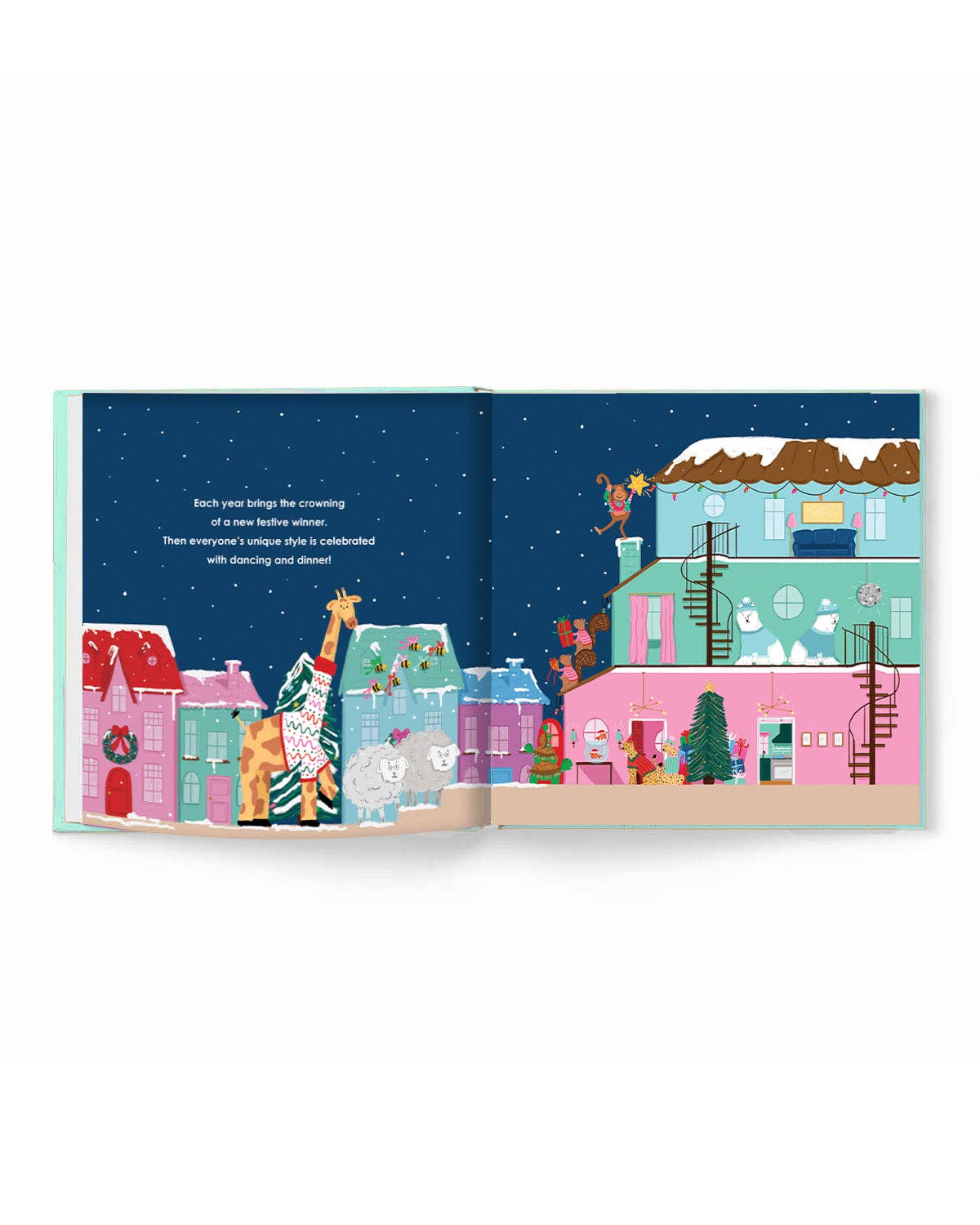 The Sweater Social holiday book - back view