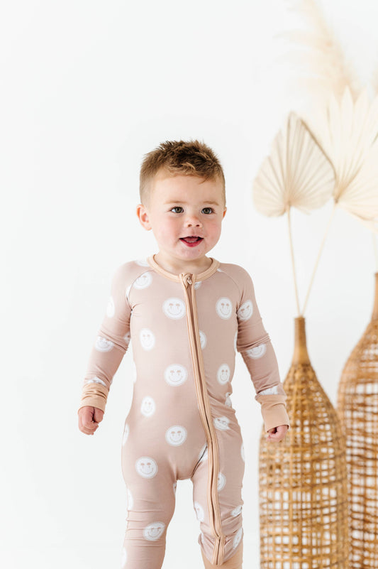 Sandy Smiles Bamboo Zippy Romper